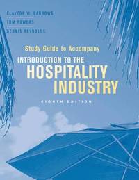 bokomslag Study Guide to Accompany Introduction to the Hospitality Industry