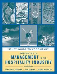 bokomslag Study Guide to Accompany Introduction to Management in the Hospitality Industry, 10e