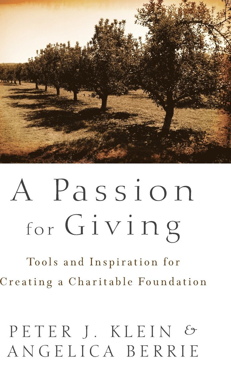 A Passion for Giving 1