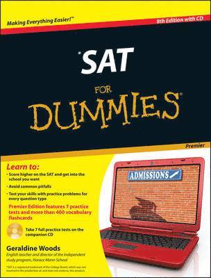 SAT For Dummies, Premier 8th Edition with CD