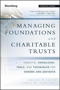 bokomslag Managing Foundations and Charitable Trusts