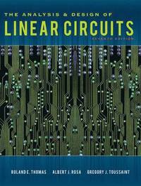 bokomslag The Analysis and Design of Linear Circuits