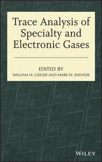 bokomslag Trace Analysis of Specialty and Electronic Gases