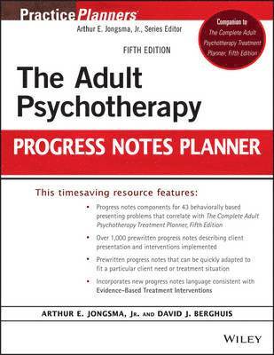 bokomslag The Adult Psychotherapy Progress Notes Planner