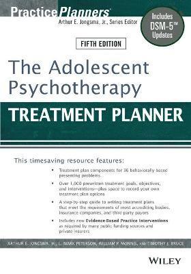 David J Berghuis, L Mark Peterson, William P McInnis, Timothy J Bruce - Berghuis, D: Adolescent Psychotherapy Treatment Planner, Häftad