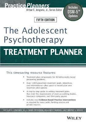 The Adolescent Psychotherapy Treatment Planner 1