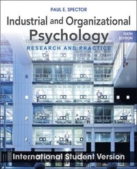 bokomslag Industrial and Organizational Psychology