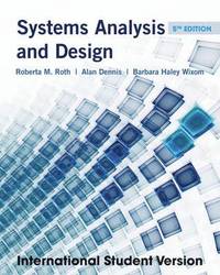 bokomslag Systems Analysis and Design, 5th Edition International Student Version