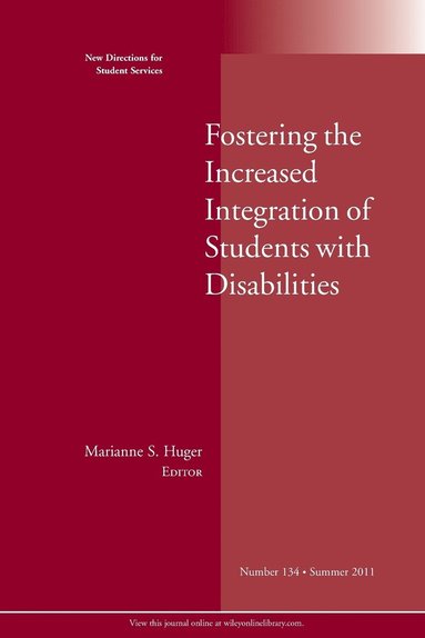 bokomslag Fostering the Increased Integration of Students with Disabilities