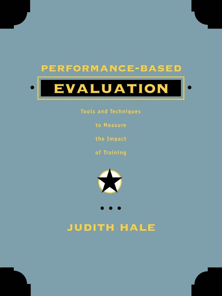 Judith Hale, Hale - Performance-Based Evaluation, Häftad