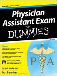 bokomslag Physician Assistant Exam For Dummies, with CD