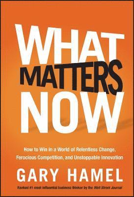 Gary Hamel - What Matters Now, Inbunden