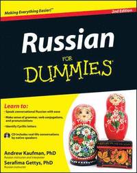 bokomslag Russian For Dummies 2e +CD