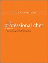 bokomslag The Professional Chef, 9e Study Guide