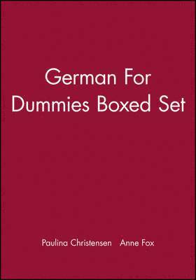 German for Dummies,Boxed Set 1