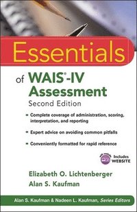 bokomslag Essential of WAIS-IV Assessment 2nd Edition Book/CD Package