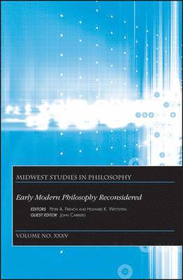 Peter A. French, Howard K. Wettstein - Early Modern Philosophy Reconsidered, Volume XXXV, Häftad