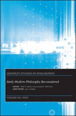 Early Modern Philosophy Reconsidered, Volume XXXV 1