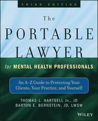 bokomslag The Portable Lawyer for Mental Health Professionals