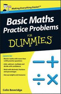 bokomslag Basic Maths Practice Problems For Dummies