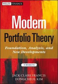 bokomslag Modern Portfolio Theory, + Website