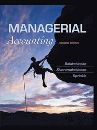 bokomslag Managerial Accounting 2e WCLS