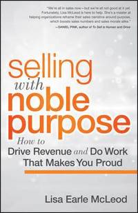 bokomslag Selling with Noble Purpose