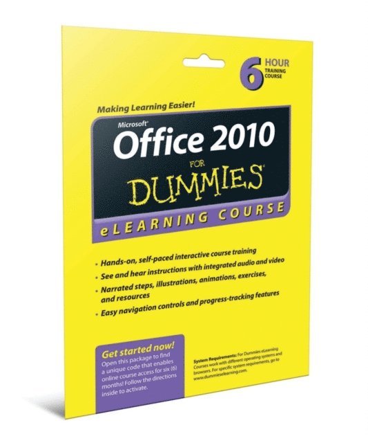 Faithe Wempen - Office 2010 For Dummies eLearning Course (6 Month), Häftad