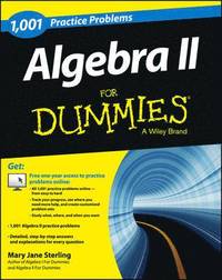 bokomslag 1,001 Algebra II Practice Problems For Dummies