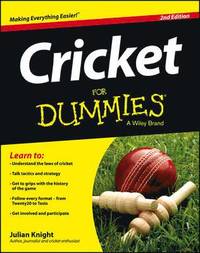 bokomslag Cricket For Dummies