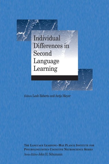 bokomslag Individual Differences in Second Language Learning