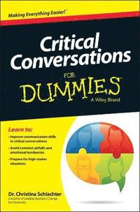 bokomslag Critical Conversations For Dummies