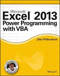 bokomslag Excel 2013 Power Programming with VBA
