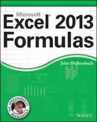 bokomslag Excel 2013 Formulas