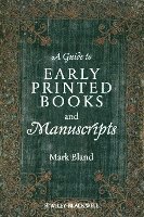 bokomslag A Guide to Early Printed Books and Manuscripts