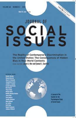 Jason A. Nier, Samuel L. Gaertner, Sheri R. Levy - Reality of Contemporary Discrimination in the United States, Häftad