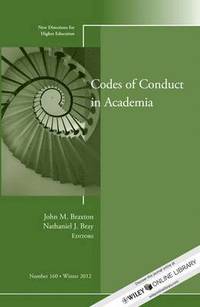 bokomslag Codes of Conduct in Academia