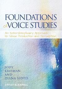 bokomslag Foundations of Voice Studies