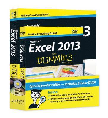 bokomslag Microsoft Excel 2013 for Dummies Book/DVD Package
