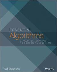 bokomslag Essential Algorithms: A Practical Approach to Computer Algorithms