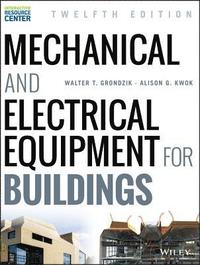 bokomslag Mechanical and Electrical Equipment for Buildings