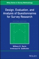 Design, Evaluation, and Analysis of Questionnaires for Survey Research 1