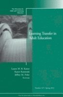 bokomslag Learning Transfer in Adult Education
