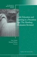 bokomslag Adult Education and Learning in a Precarious Age: The Hamburg Declaration Revisited