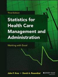 bokomslag Statistics for Health Care Management and Administration