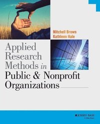 bokomslag Applied Research Methods in Public and Nonprofit Organizations