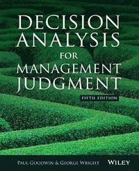 bokomslag Decision Analysis for Management Judgment