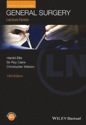 Harold Ellis, Roy Calne, Christopher Watson - General Surgery, with Wiley E-Text, Häftad