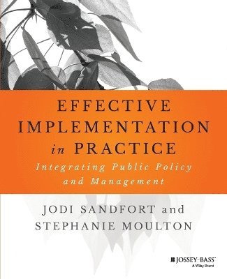 Jodi Sandfort, Stephanie Moulton - Effective Implementation In Practice, Häftad