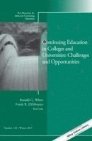 bokomslag Continuing Education in Colleges and Universities: Challenges and Opportunities